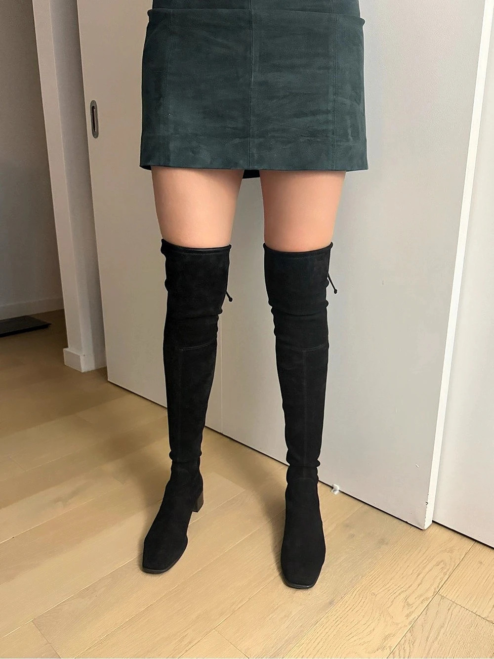 Stuart Weitzman Charlotte Over-the-Knee Boots Black US 9.5 M